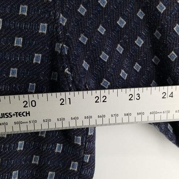 Cache Creek Shirt Men's Large Polo 3 Button Blue Grey Short Sleeve Pocket Golf - Picture 6 of 11